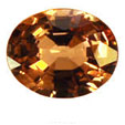 Nano citrine dark oval