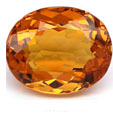 Nano citrine medium oval