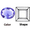 Sim Glass Tanzanite Square